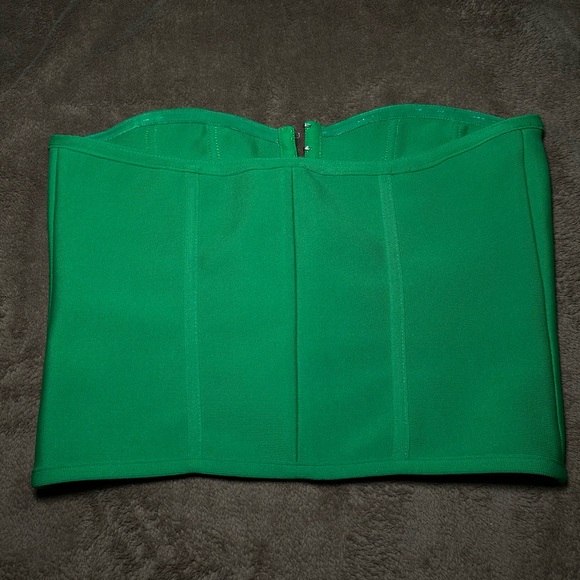 Green Corset (size medium) - Picture 2 of 3